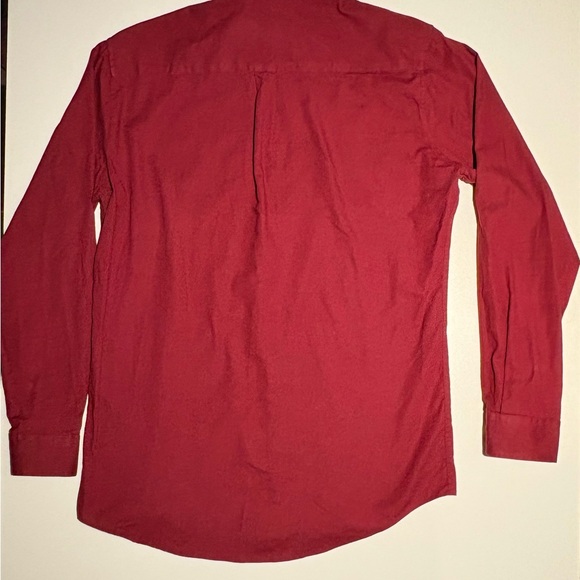 Ralph Lauren Men's Deep Red Button-Down Shirt - Picture 2 of 9